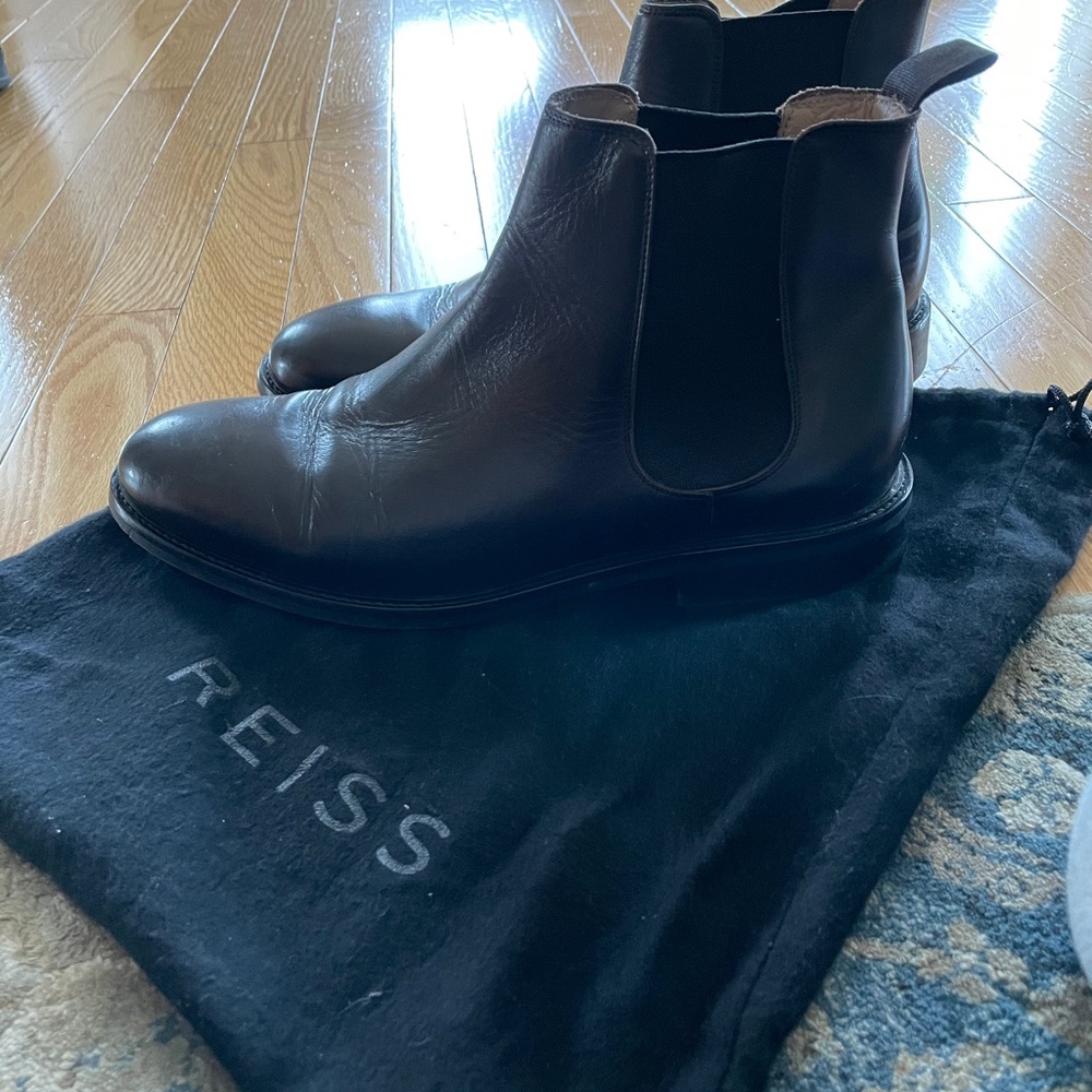 Reiss mens chelsea boots size 43